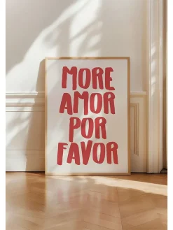 Gerahmter Kunstdruck - (B)33 x (H)48 cm