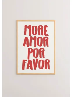 Gerahmter Kunstdruck - (B)33 x (H)48 cm