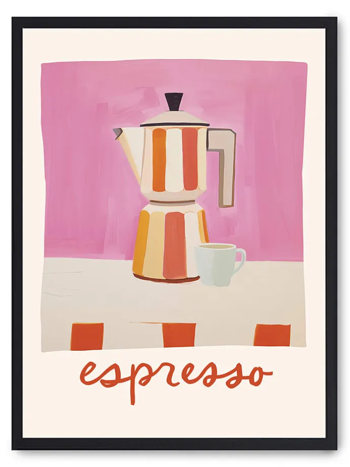 Gerahmter Kunstdruck "Espresso"