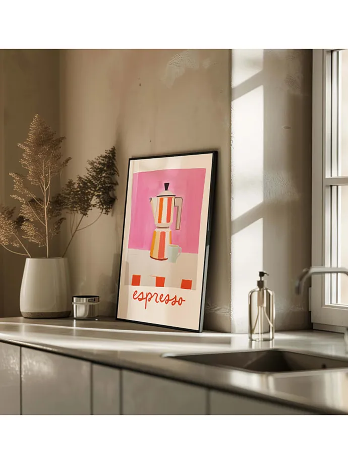 Gerahmter Kunstdruck "Espresso"