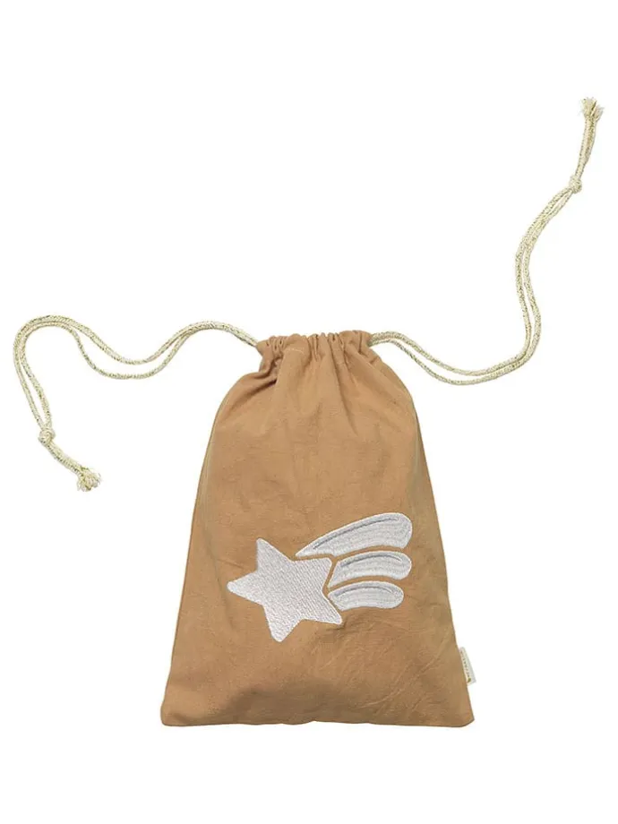 Geschenkbeutel "Shooting Star" in Hellbraun - (B)23 x (H)34 cm