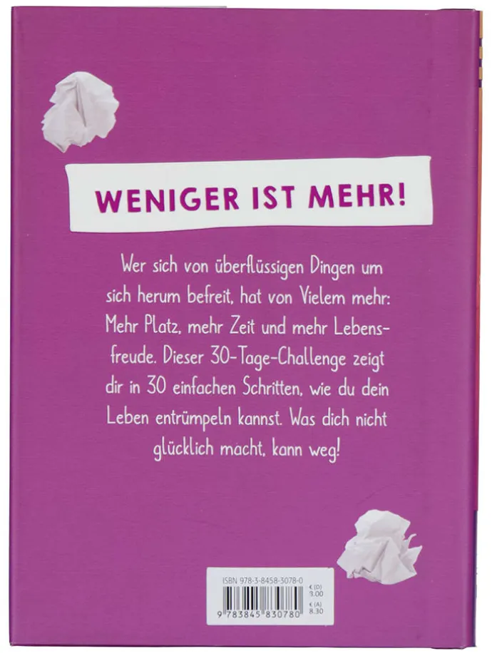 Geschenkbuch "Ordentlich glücklich: 30-Tage-Aufräum-Challenge"