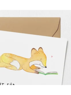 Geschenkkarte Bücherabend Geschichten mit Spruch in Weiß