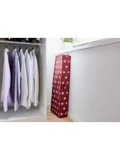 Geschenkpapier-Organizer in Weinrot - (B)90 x (H)12 x (T)30 cm