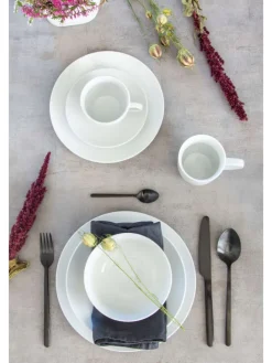 Geschirr-Set, Porzellan Barca in Weiß