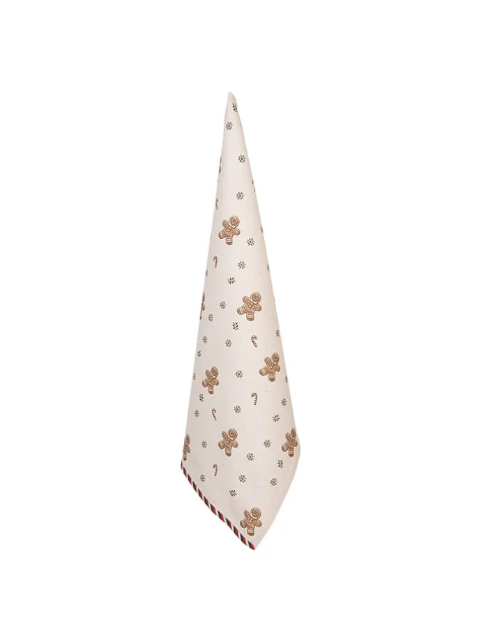 Geschirrtuch in Beige/ Hellbraun - (L)70 x (B)50 cm