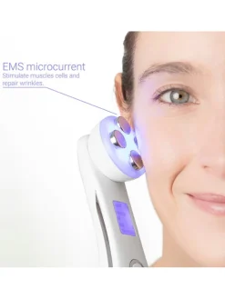 Gesichtsmassagegerät in Weiß - (B)5 x (H)17 x (T)5 cm