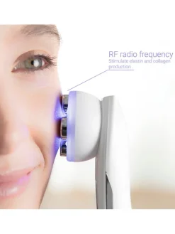 Gesichtsmassagegerät in Weiß - (B)5 x (H)17 x (T)5 cm