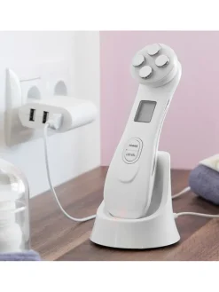 Gesichtsmassagegerät in Weiß - (B)5 x (H)17 x (T)5 cm