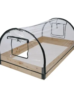 Gewächshaus in Transparent - (B)120 x (H)50 x (T)80 cm