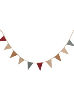 Girlande in Beige/ Bordeaux - (L)200 cm