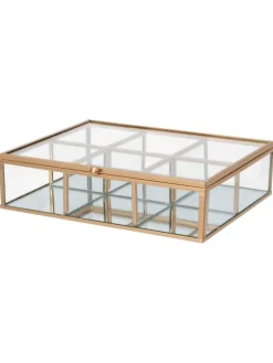 Glasbox in gold