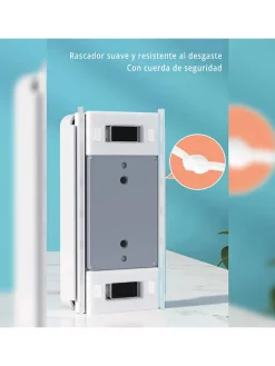 Glasreiniger in Weiß, 8 - 35 mm Glasdicke