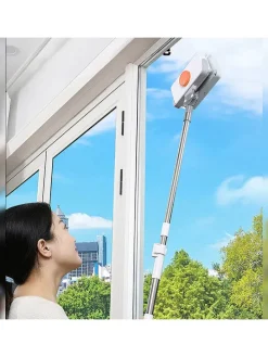 Glasreiniger in Weiß, 8 - 35 mm Glasdicke