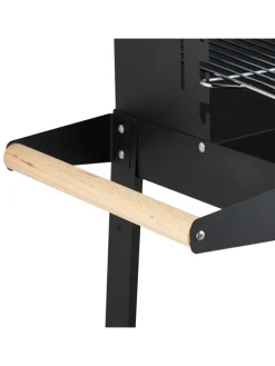 Grill in Schwarz - (B)86 x (H)80,5 x (T)42 cm