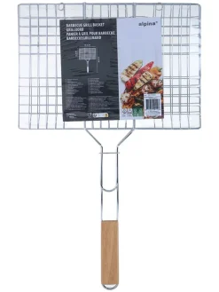 Grillkorb in Silber - (B)35 x (H)55 cm