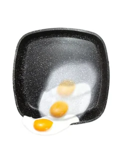 Grillpfanne in Grau - (L)26 x (B)26 cm