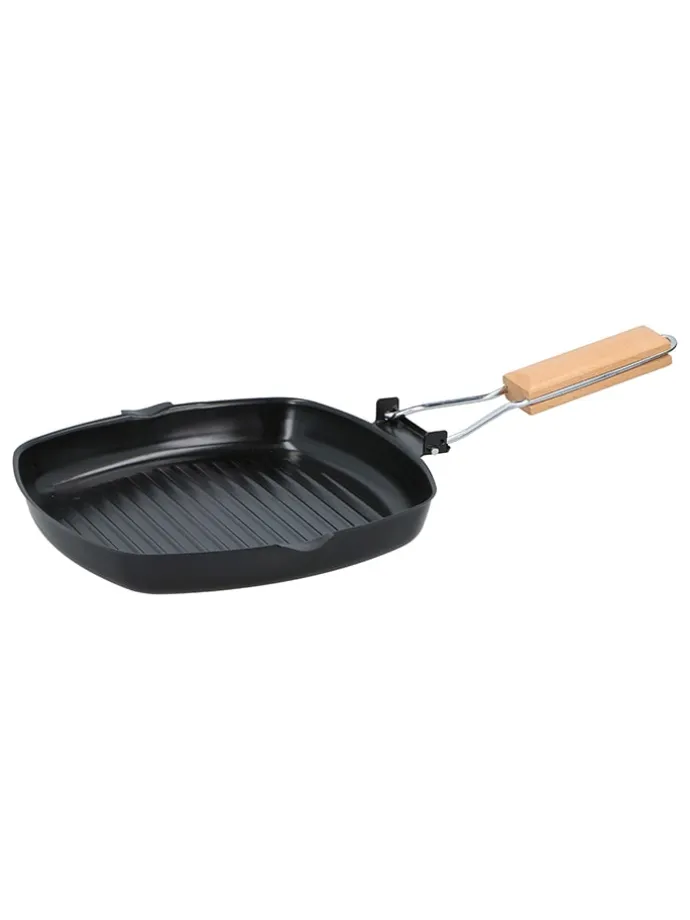 Grillpfanne in Schwarz - Ø 24 cm