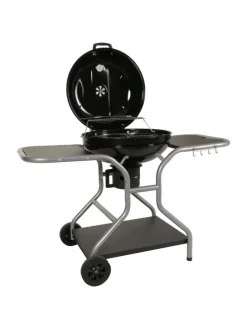 Grillwagen N16 mit Deckel drei Ablagen