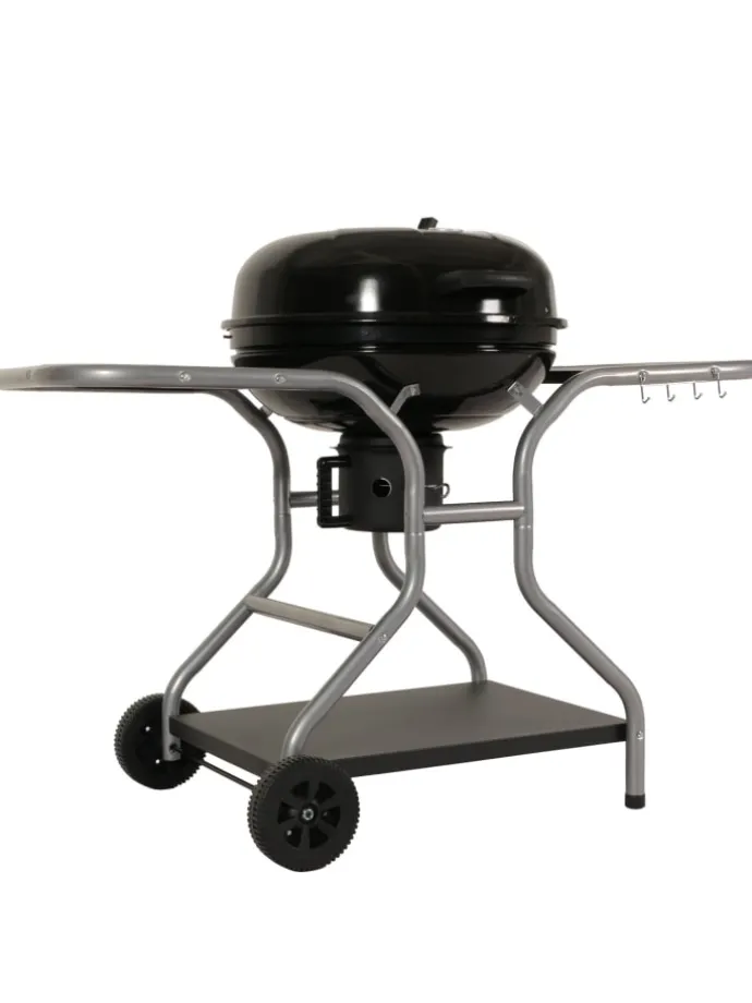 Grillwagen N16 mit Deckel drei Ablagen