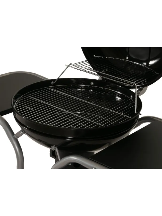 Grillwagen N16 mit Deckel drei Ablagen