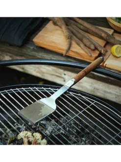 Grillwender ''Norden'' in Braun/ Silber - (L)44,1 cm