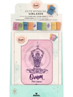 Gute-Wünsche-Girlande "Omm for you" in Bunt