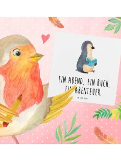 Gutschein Bücherabend Abenteuer mit Spruch in Weiß