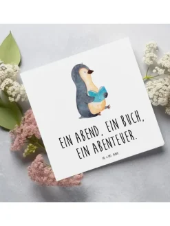 Gutschein Bücherabend Abenteuer mit Spruch in Weiß