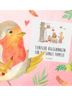 Gutschein Besuch im Tierpark mit Spruch in Weiß