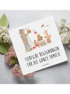 Gutschein Besuch im Tierpark mit Spruch in Weiß