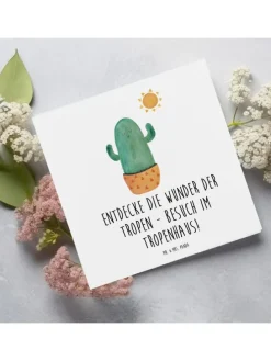 Gutschein Besuch im Tropenhaus mit Spruch in Weiß