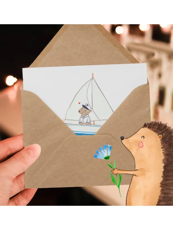 Gutschein Bootstour Abenteuer mit Spruch in Weiß