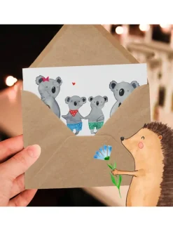 Gutschein Familientag Geschenk mit Spruch in Weiß