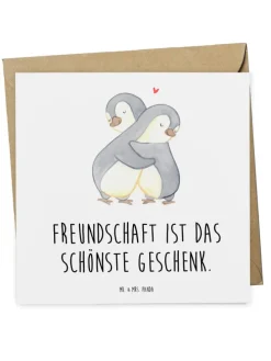 Gutschein Freundschaftstag Geschenk mit Spruch in Weiß