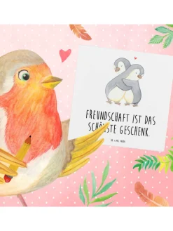Gutschein Freundschaftstag Geschenk mit Spruch in Weiß