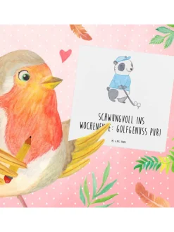 Gutschein Golfwochenende Schwungvoll mit Spruch in Weiß