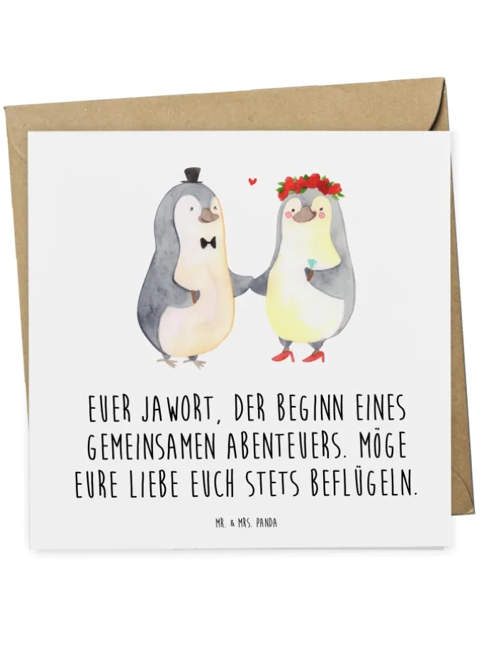 Gutschein Hochzeit Abenteuer mit Spruch in Weiß