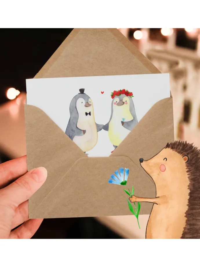 Gutschein Hochzeit Abenteuer mit Spruch in Weiß