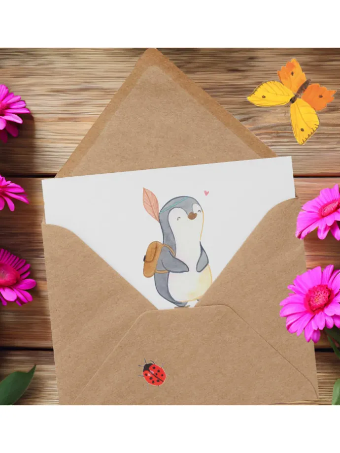 Gutschein Karte Städtereise Abenteuer mit Spruch in Weiß