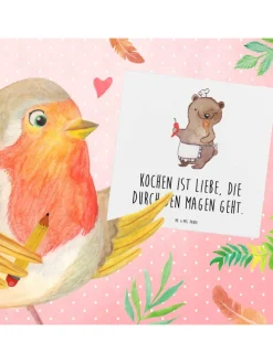 Gutschein Kochabend für zwei Liebe mit Spruch in Weiß