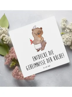 Gutschein Kochkurs Geheimnisse mit Spruch in Weiß