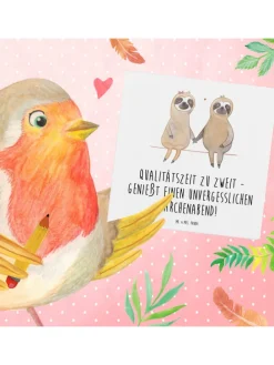 Gutschein Pärchenabend Freude mit Spruch in Weiß