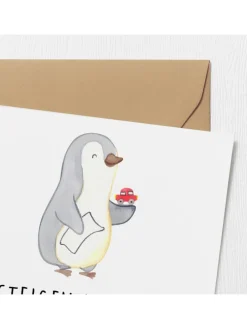 Gutschein Probefahrt im Traumauto mit Spruch in Weiß