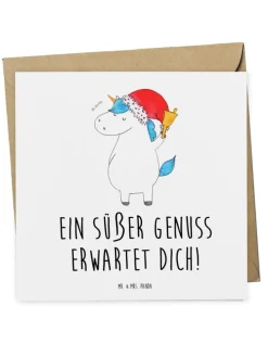 Gutschein Schokoladenverkostung Genuss mit Spruch in Weiß