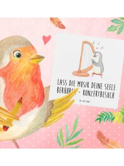 Gutschein Seele Konzertbesuch mit Spruch in Weiß