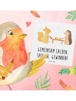 Gutschein Spieleabend Glück mit Spruch in Weiß