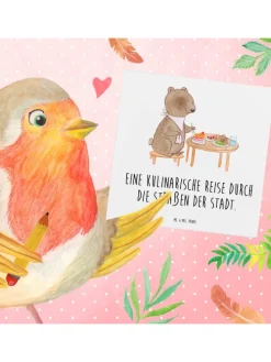 Gutschein Street Food Tour mit Spruch in Weiß