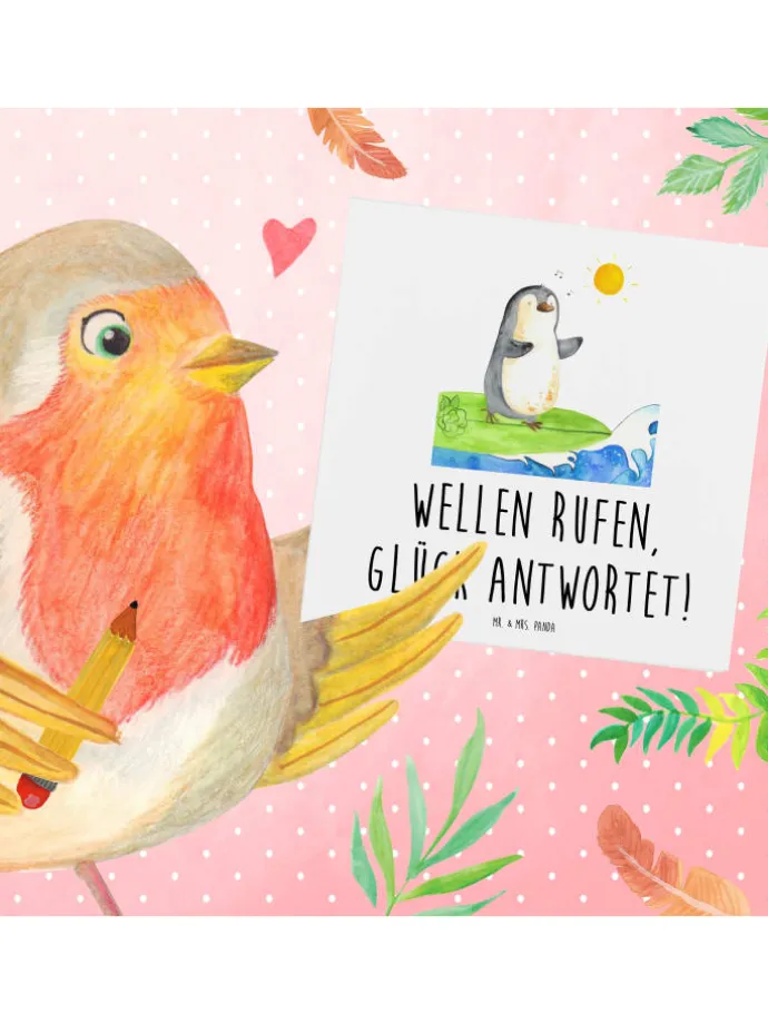 Gutschein Tagesausflug ans Meer Glücksantwort m... in Weiß