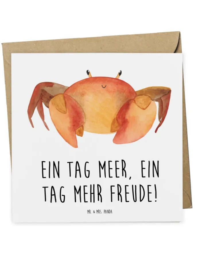 Gutschein Tagesausflug ans Meer Freude mit Spruch in Weiß